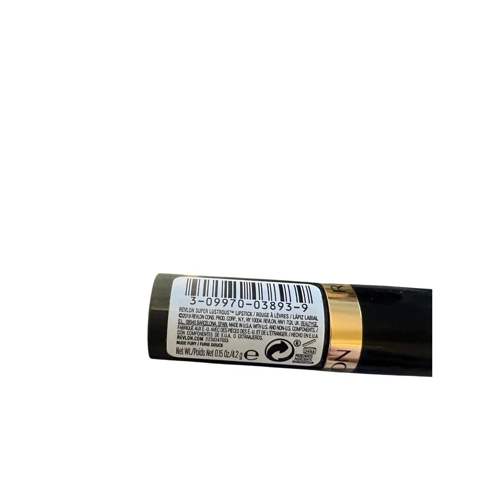 Revlon Super Lustrous‎ Lipstick 756 Nude Fury Creme Finish 0.15oz New